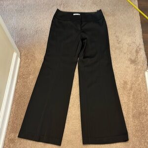White House, Black market black satin pants ￼ size 8, measurements below